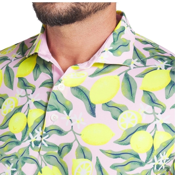 Puma Men's Lemon Performance Polo, NWT - Picture 6 of 8